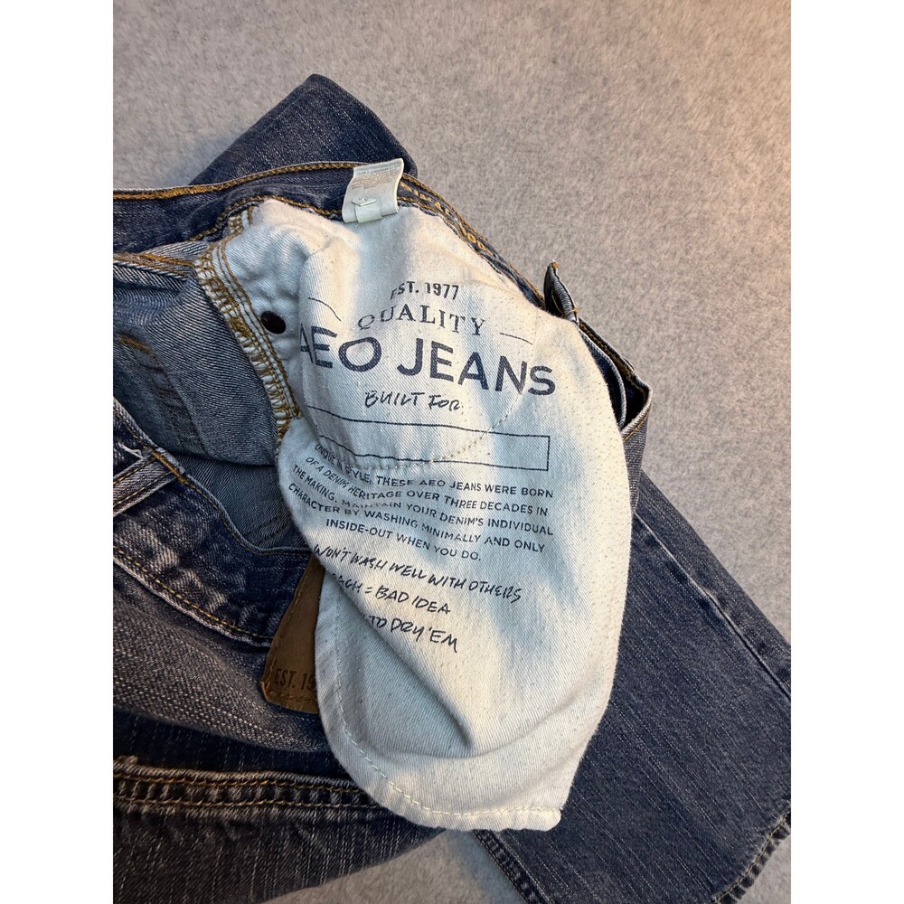 American Eagle Original Bootcut Jeans Women's Y2K Size 29x32 Medium Wash - Picture 7 of 12